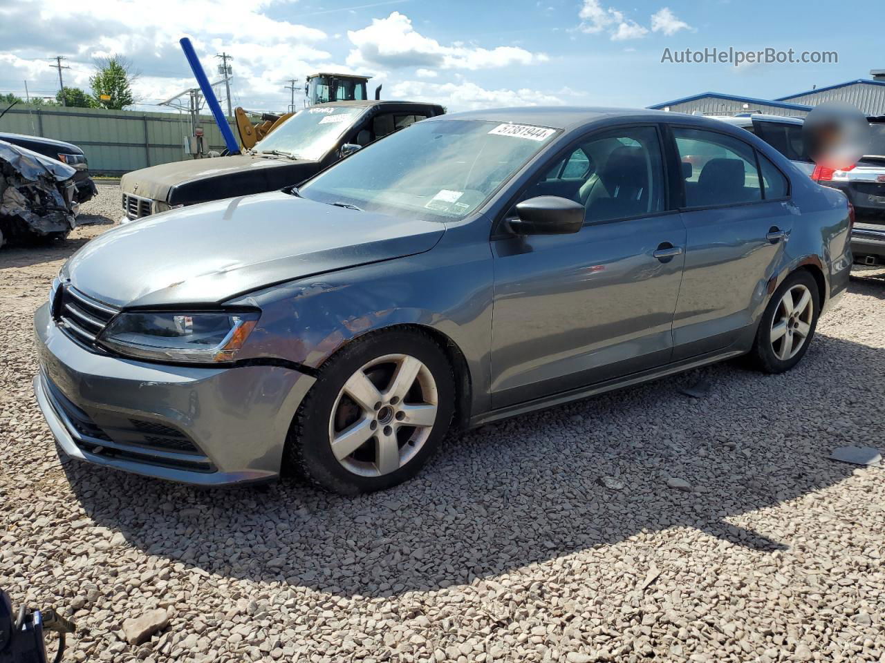 2016 Volkswagen Jetta S Silver vin: 3VW167AJ0GM399127