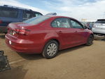 2016 Volkswagen Jetta S Red vin: 3VW167AJ1GM282799