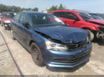 2016 Volkswagen Jetta Sedan 1.4t S Blue vin: 3VW167AJ1GM371496