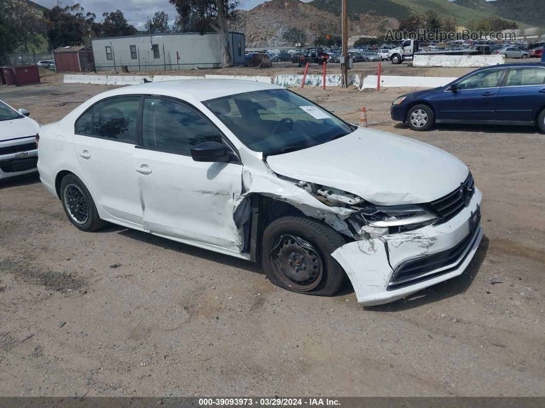 2016 Volkswagen Jetta 1.4t S White vin: 3VW167AJ1GM382255