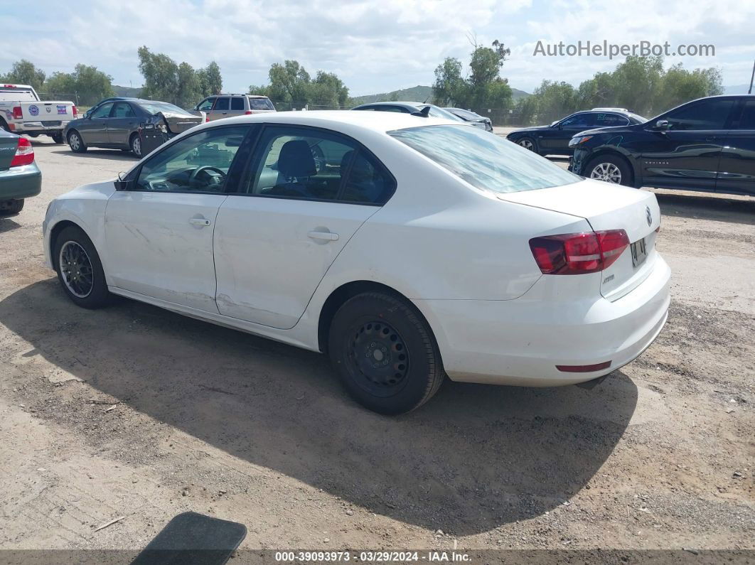 2016 Volkswagen Jetta 1.4t S White vin: 3VW167AJ1GM382255