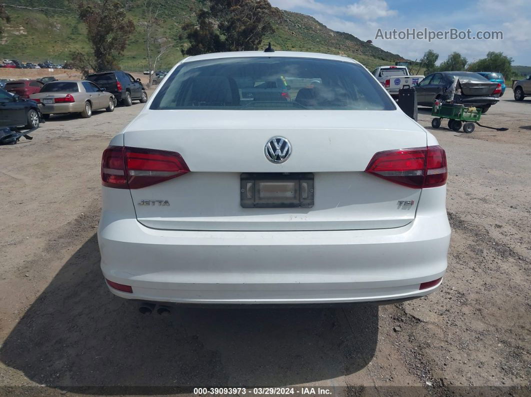 2016 Volkswagen Jetta 1.4t S White vin: 3VW167AJ1GM382255