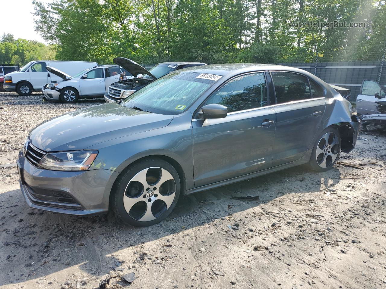 2017 Volkswagen Jetta S Серебряный vin: 3VW167AJ1HM348687