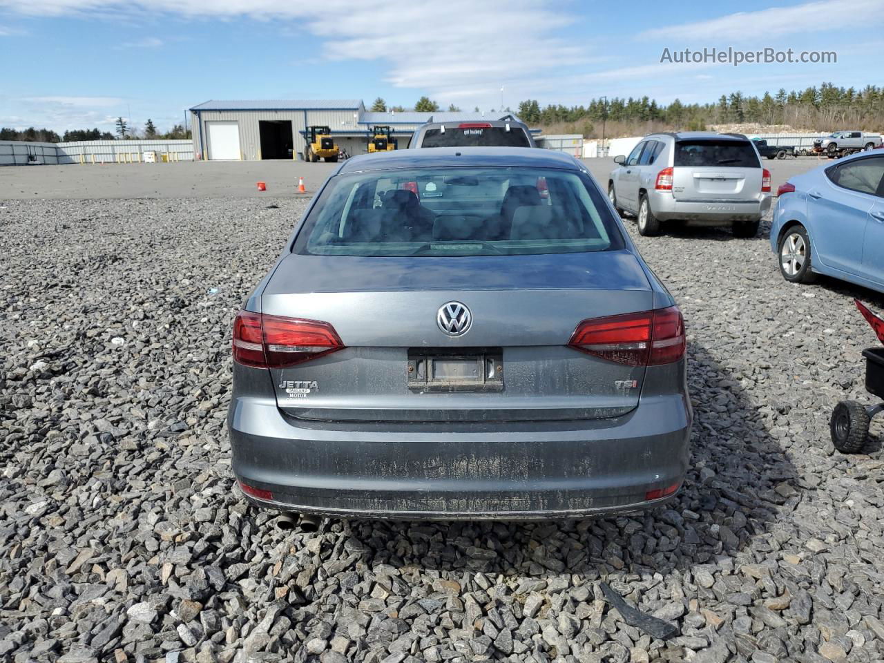 2016 Volkswagen Jetta S Gray vin: 3VW167AJ2GM369837