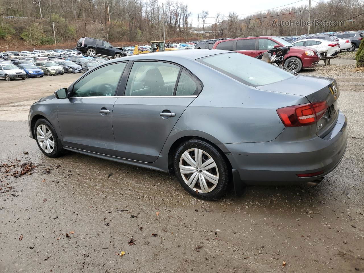 2017 Volkswagen Jetta S Blue vin: 3VW167AJ2HM228820