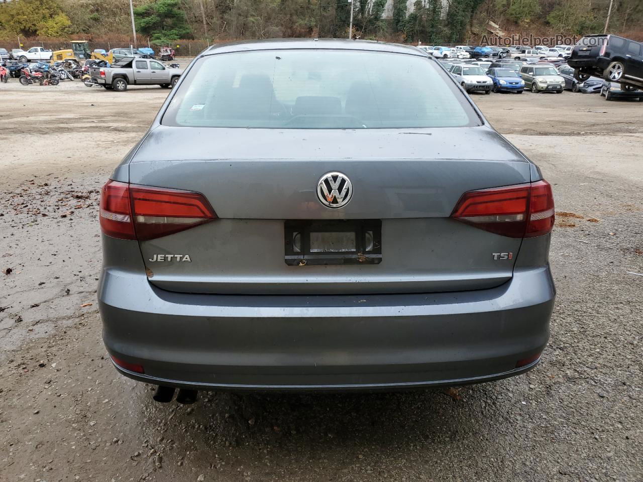 2017 Volkswagen Jetta S Синий vin: 3VW167AJ2HM228820