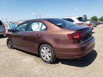 2017 Volkswagen Jetta S Brown vin: 3VW167AJ2HM318078