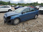 2016 Volkswagen Jetta S Blue vin: 3VW167AJ3GM284134