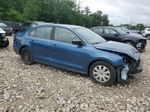 2016 Volkswagen Jetta S Blue vin: 3VW167AJ3GM284134