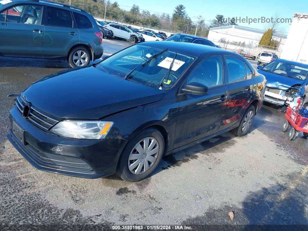 2016 Volkswagen Jetta 1.4t S Black vin: 3VW167AJ3GM380314