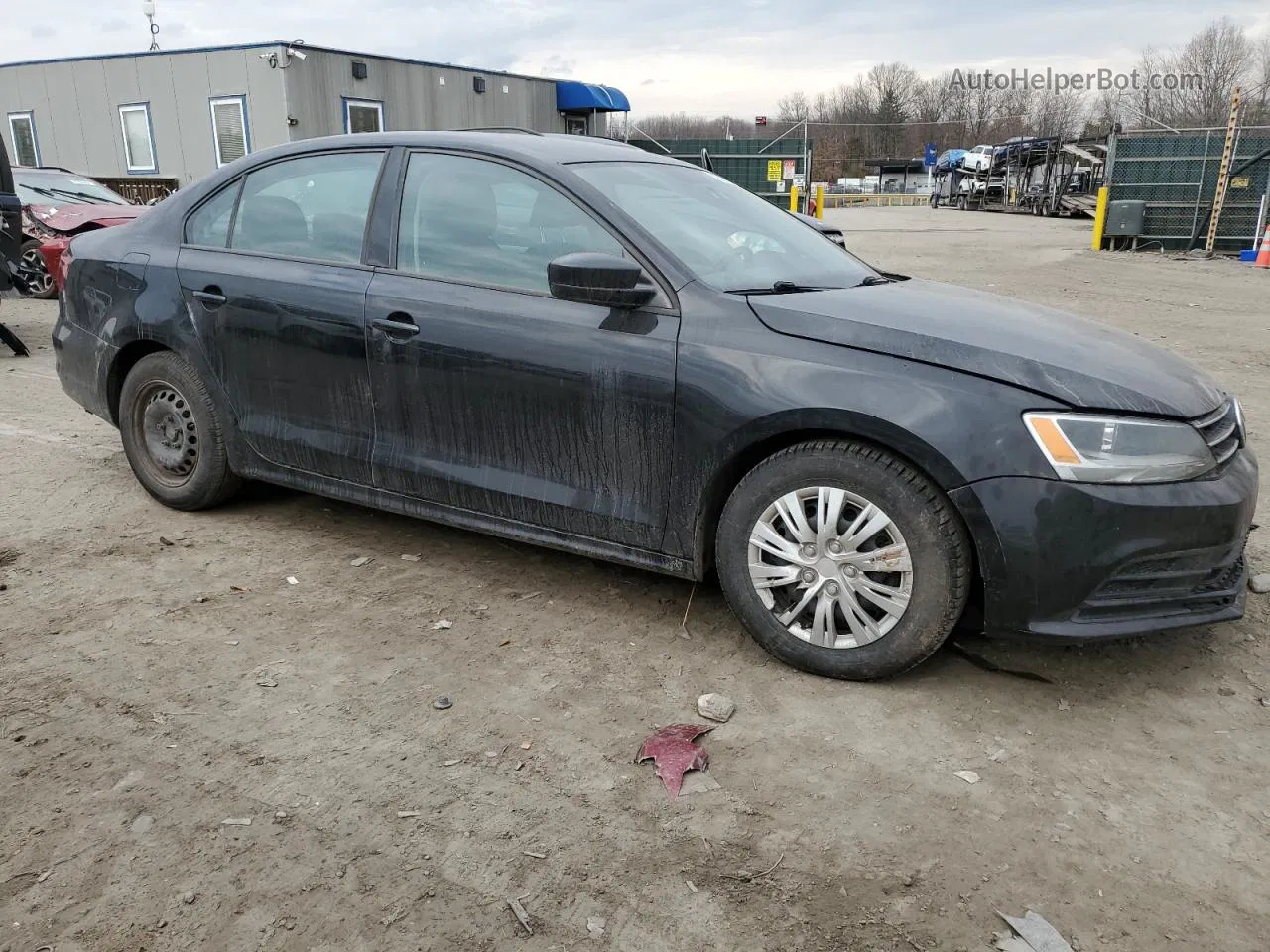 2016 Volkswagen Jetta S Black vin: 3VW167AJ3GM411805