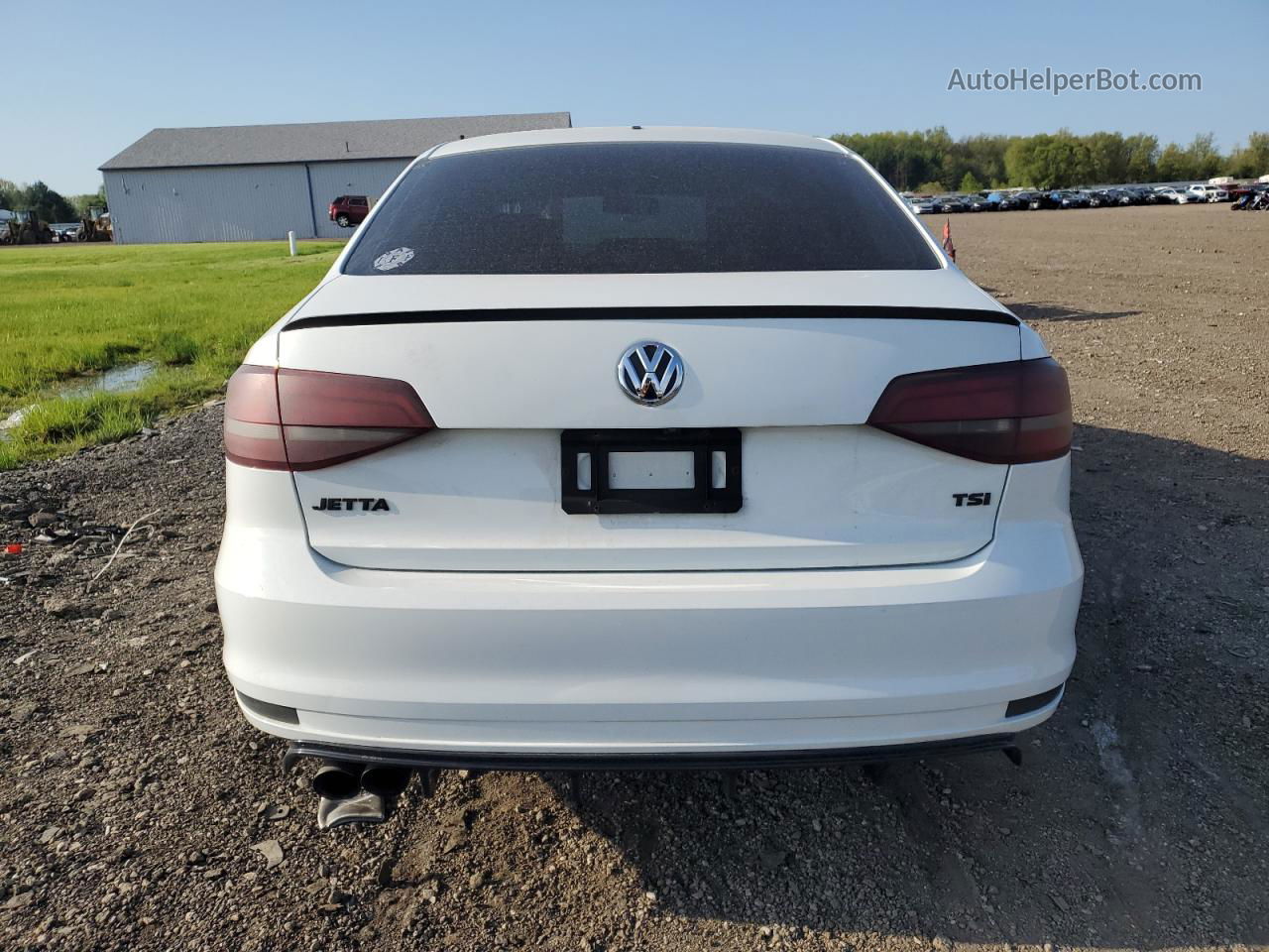 2017 Volkswagen Jetta S White vin: 3VW167AJ3HM380265