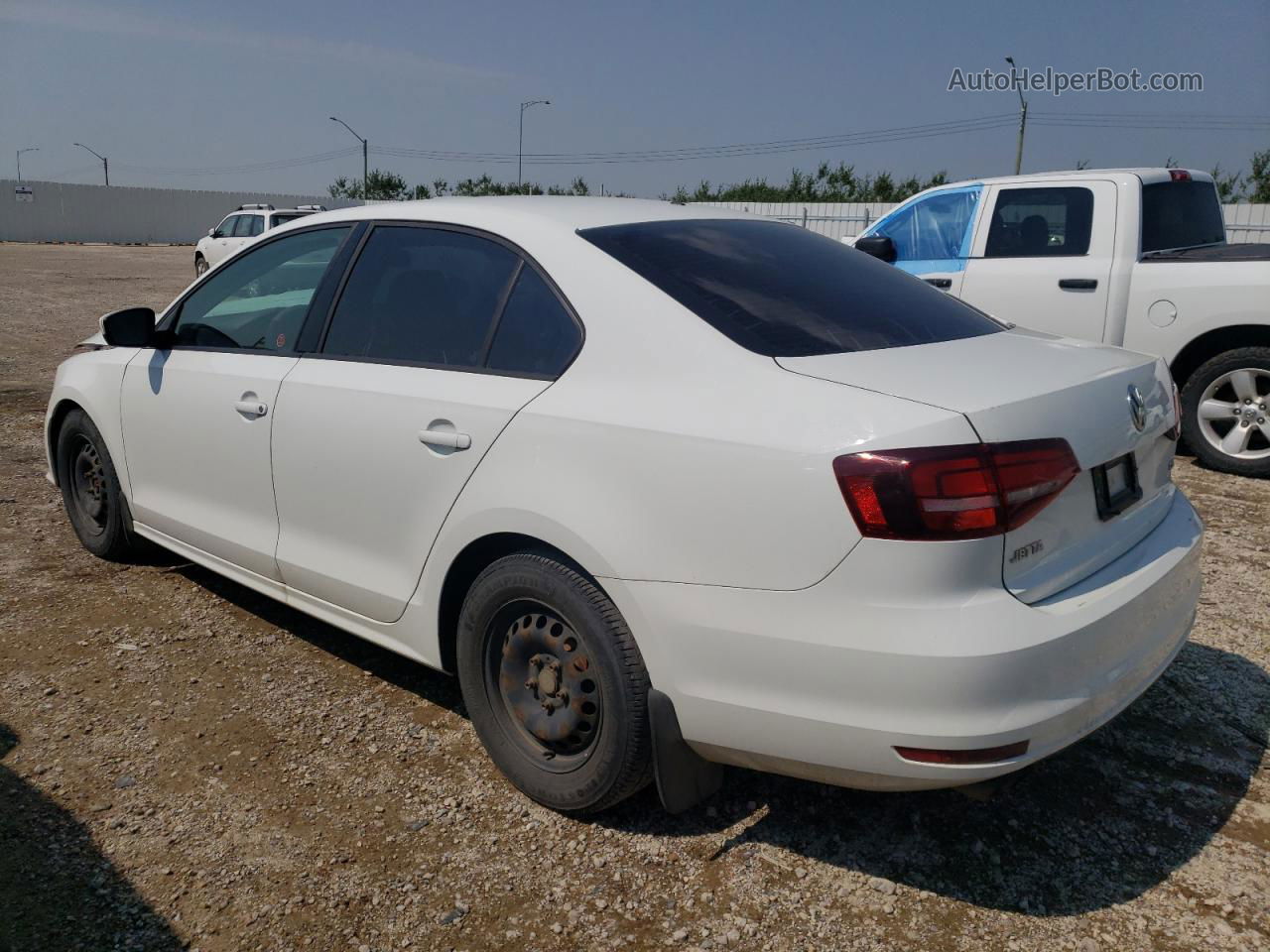 2017 Volkswagen Jetta S White vin: 3VW167AJ4HM263567