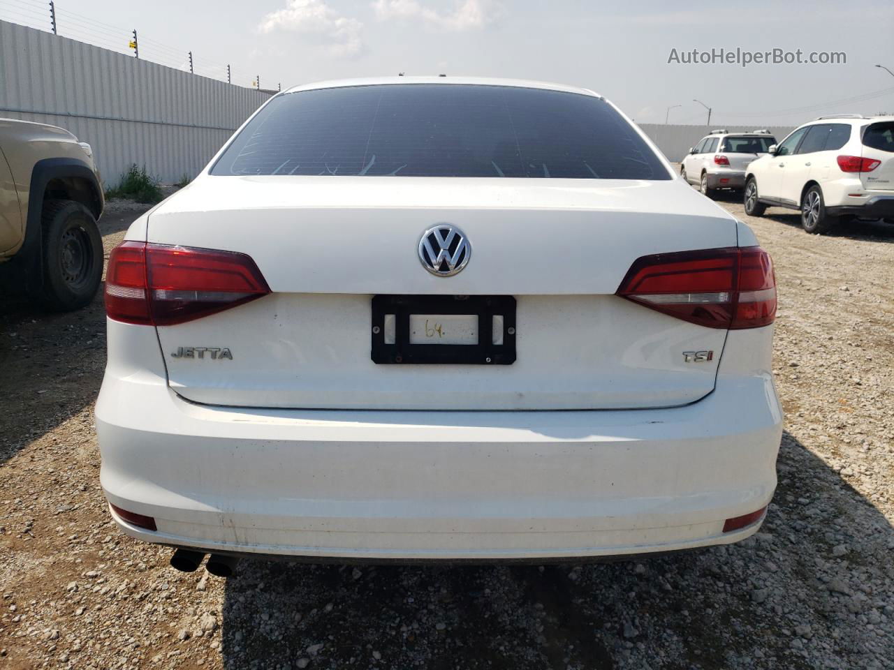 2017 Volkswagen Jetta S White vin: 3VW167AJ4HM263567