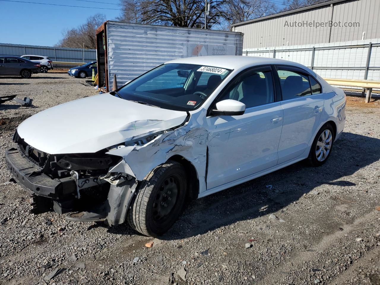 2017 Volkswagen Jetta S White vin: 3VW167AJ4HM398239