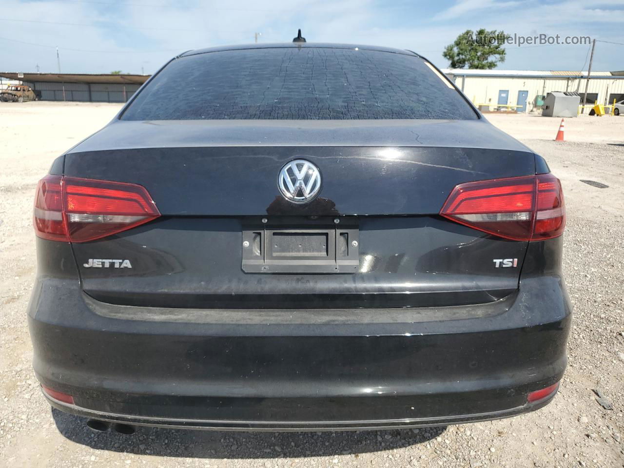 2016 Volkswagen Jetta S Black vin: 3VW167AJ5GM287052