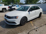 2016 Volkswagen Jetta S White vin: 3VW167AJ5GM319112