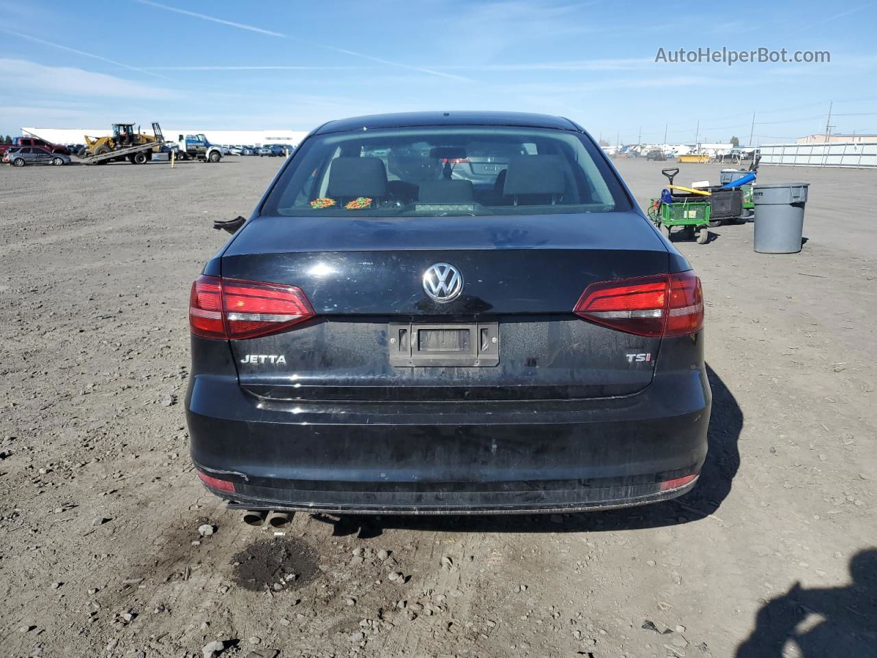 2017 Volkswagen Jetta S Black vin: 3VW167AJ6HM295761