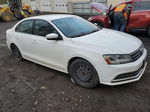 2017 Volkswagen Jetta S White vin: 3VW167AJ6HM313272