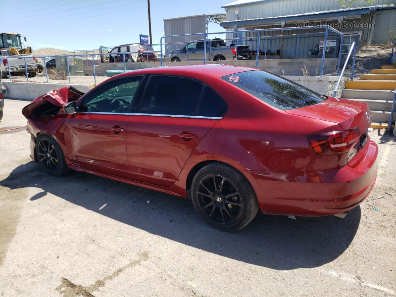 2017 Volkswagen Jetta S Red vin: 3VW167AJ7HM206876