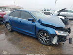 2017 Volkswagen Jetta 1.4t S Синий vin: 3VW167AJ7HM322790