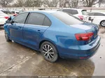 2017 Volkswagen Jetta 1.4t S Синий vin: 3VW167AJ7HM322790