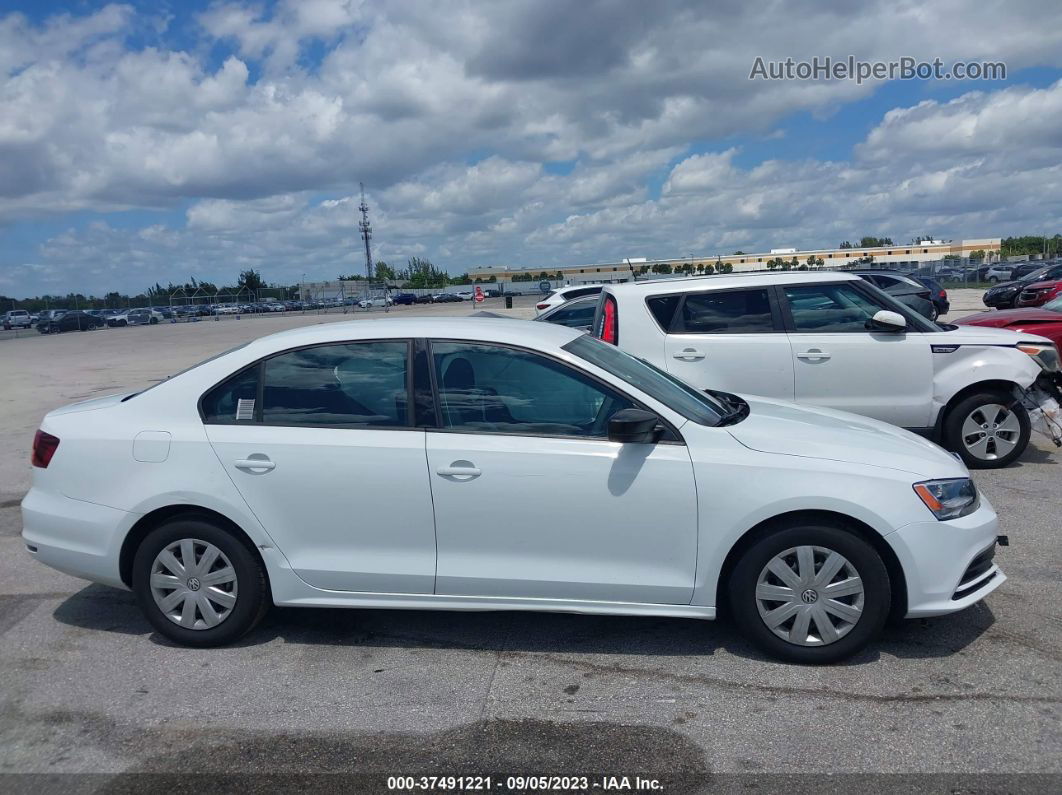 2016 Volkswagen Jetta Sedan 1.4t S White vin: 3VW167AJ8GM397609