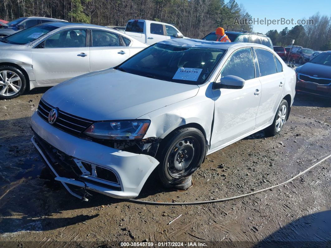 2017 Volkswagen Jetta 1.4t S White vin: 3VW167AJ8HM397160