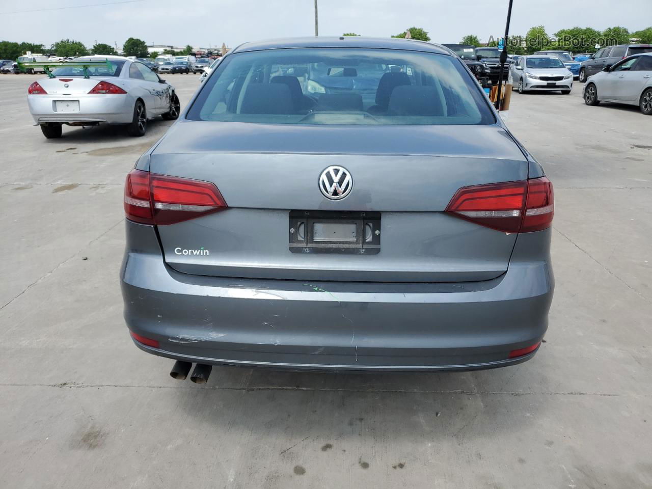 2017 Volkswagen Jetta S Gray vin: 3VW167AJXHM313744