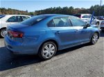 2017 Volkswagen Jetta S Синий vin: 3VW167AJXHM357338