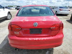 2012 Volkswagen Jetta Base Red vin: 3VW1K7AJ0CM391907