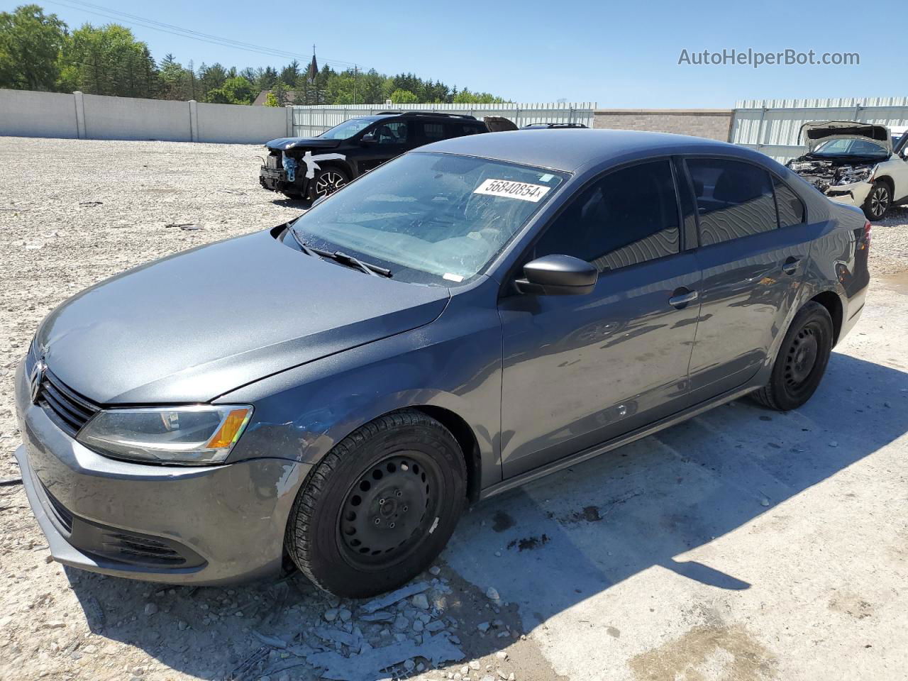 2013 Volkswagen Jetta Base Silver vin: 3VW1K7AJ0DM272191