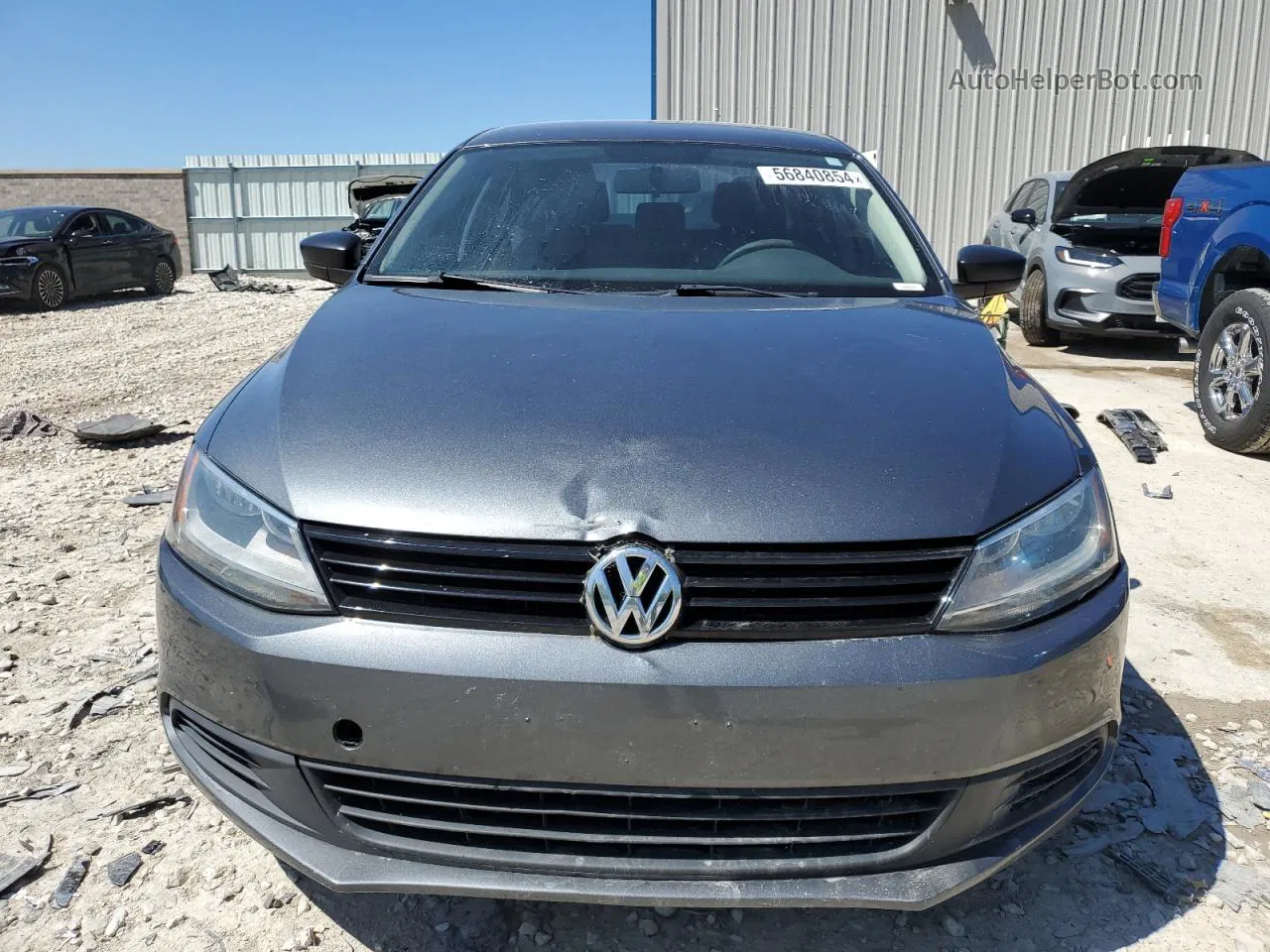 2013 Volkswagen Jetta Base Silver vin: 3VW1K7AJ0DM272191