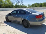 2013 Volkswagen Jetta Base Silver vin: 3VW1K7AJ0DM272191