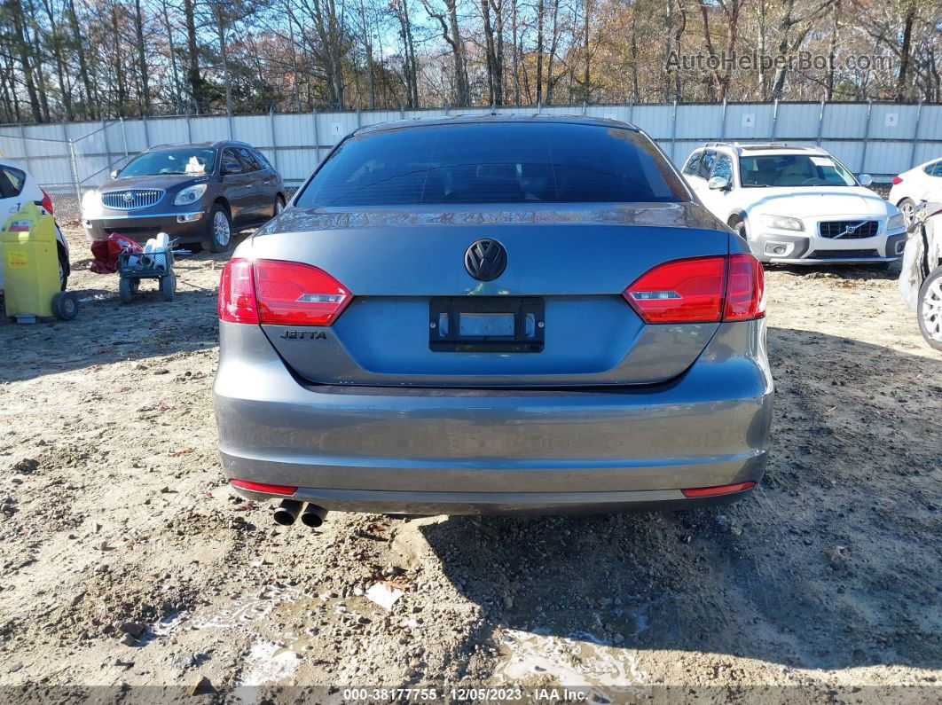 2014 Volkswagen Jetta 2.0l S Gray vin: 3VW1K7AJ0EM440901