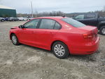 2015 Volkswagen Jetta Base Red vin: 3VW1K7AJ0FM344641