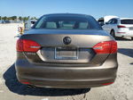 2013 Volkswagen Jetta Base Brown vin: 3VW1K7AJ2DM257627