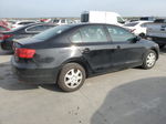 2014 Volkswagen Jetta Base Black vin: 3VW1K7AJ2EM398053