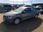 2014 Volkswagen Jetta Base Gray vin: 3VW1K7AJ3EM394996