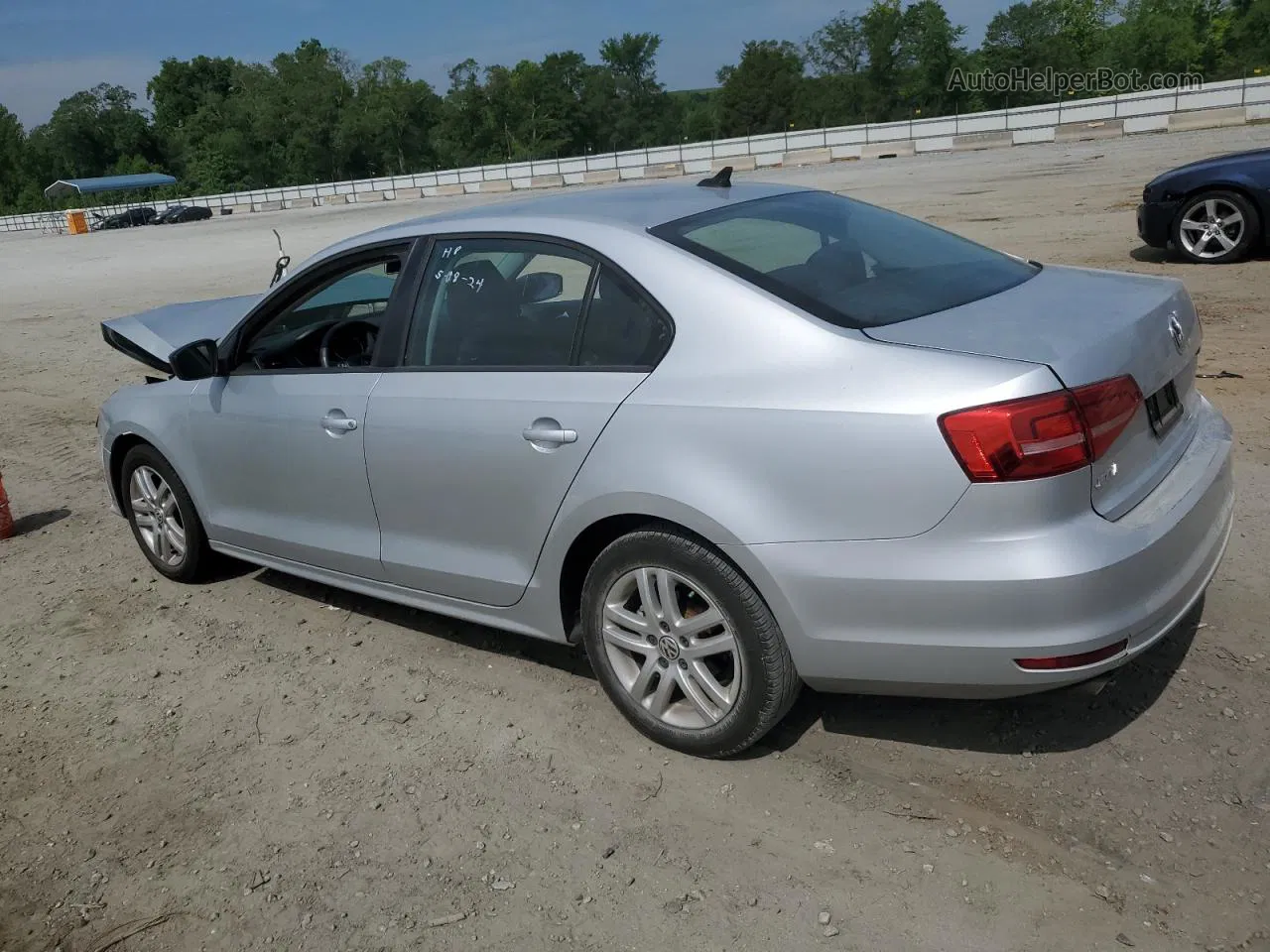 2015 Volkswagen Jetta Base Silver vin: 3VW1K7AJ3FM353267