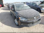 2015 Volkswagen Jetta 2.0l S Black vin: 3VW1K7AJ3FM419588