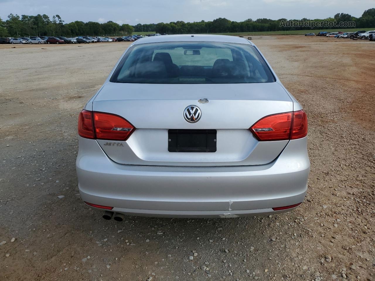 2011 Volkswagen Jetta Base Silver vin: 3VW1K7AJ4BM387745