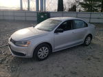 2014 Volkswagen Jetta Base Silver vin: 3VW1K7AJ4EM334757