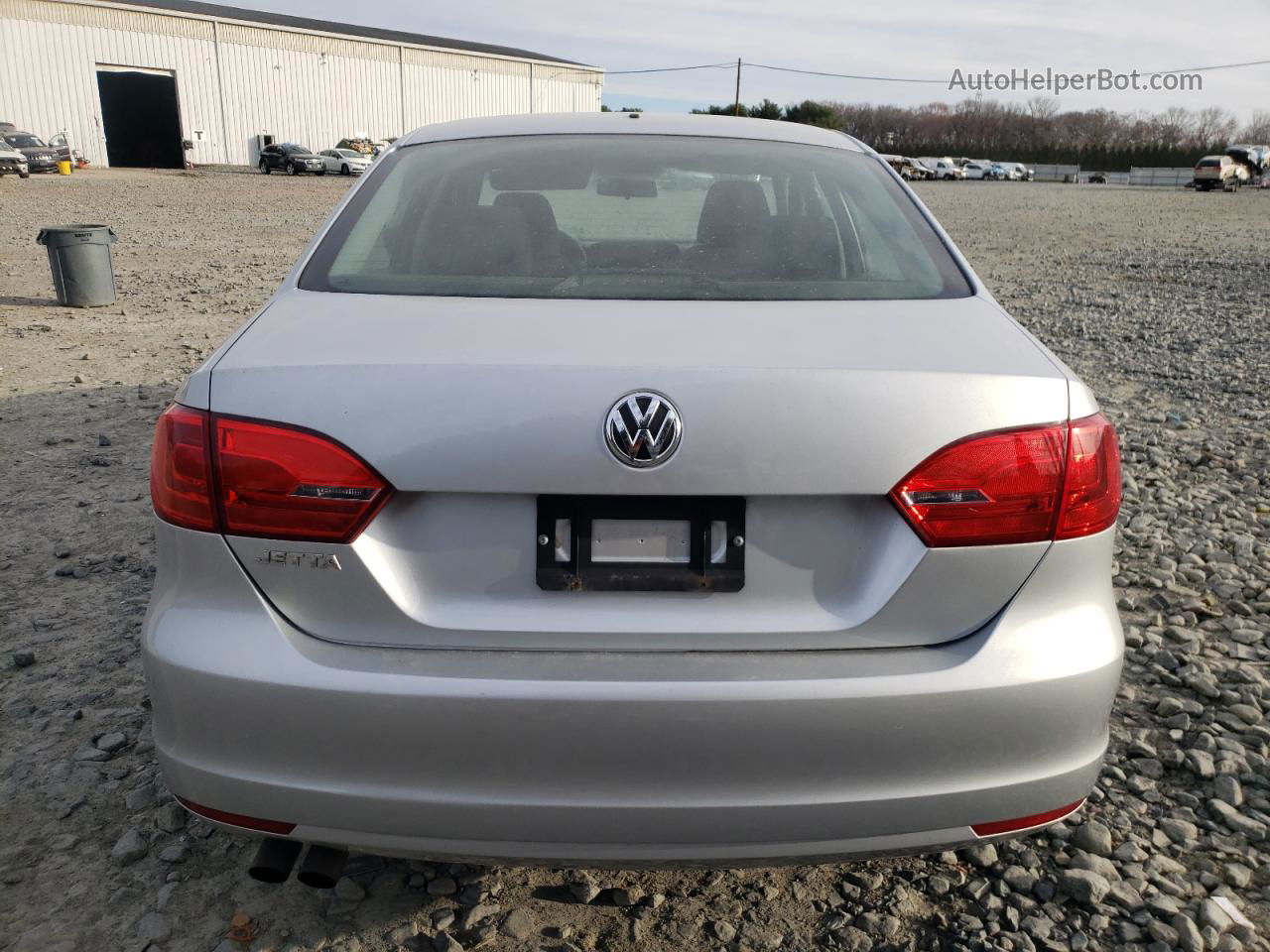 2014 Volkswagen Jetta Base Silver vin: 3VW1K7AJ4EM334757