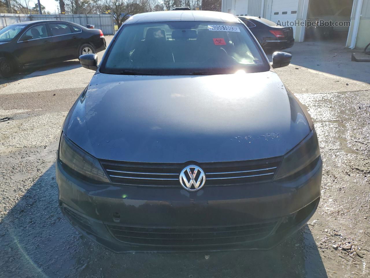 2014 Volkswagen Jetta Base Серый vin: 3VW1K7AJ4EM437435