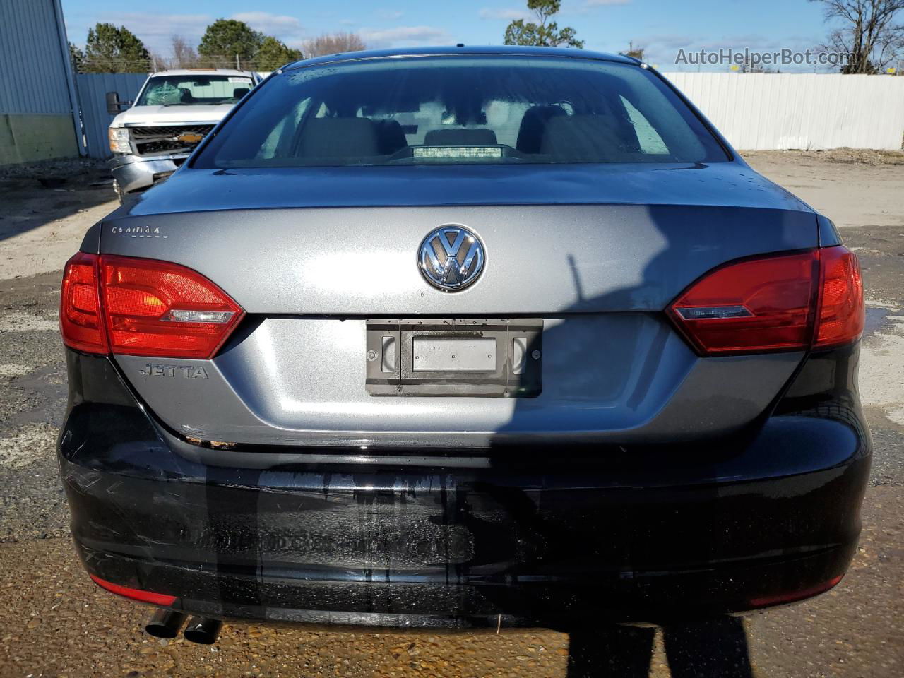 2014 Volkswagen Jetta Base Gray vin: 3VW1K7AJ4EM437435