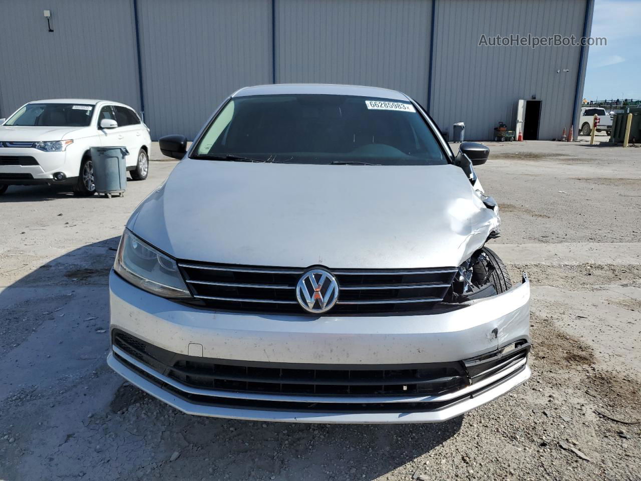 2015 Volkswagen Jetta Base Silver vin: 3VW1K7AJ4FM324330