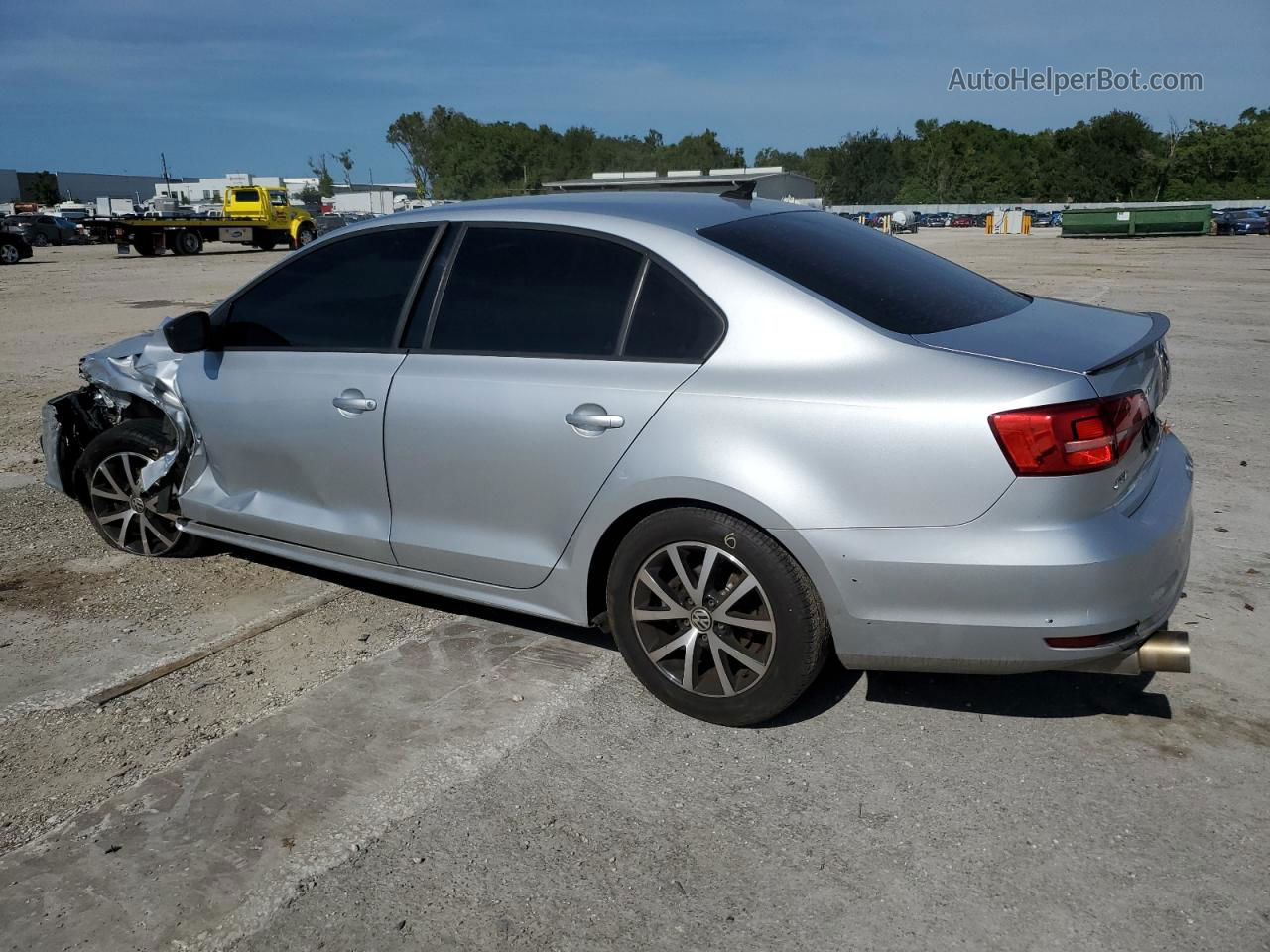 2015 Volkswagen Jetta Base Silver vin: 3VW1K7AJ4FM324330