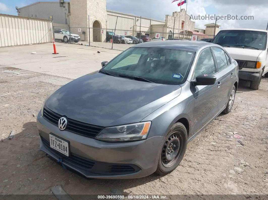 2011 Volkswagen Jetta 2.0l S Gray vin: 3VW1K7AJ5BM327005