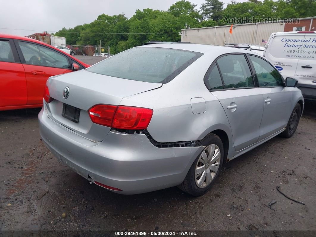 2012 Volkswagen Jetta 2.0l S Gray vin: 3VW1K7AJ5CM348180